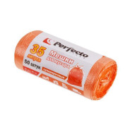 Мешки для мусора суперпрочные, 35 л, 50 шт. (Тип дна: звезда.)  ...PERFECTO LINEA 46-141020