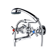 Смеситель для душа вентильный (тип I), серия 420 NOCE (Короткий поворотный L-излив. Эксцентриков нет...ECONOCE EC0421