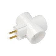 Разветвитель 3-местный, 16А, 250В, трехместный, без заземляющего контакта,  ...BYLECTRICA РВ16-378