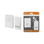 Звонок беспроводной на батарейках ЗББ-11/3-36М (36 мелодий. кнопка IP30. 2х1.5В АА)  SQ1901-0003...TDM 1633070