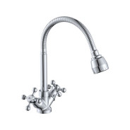 Смеситель для кухни (Lt) вентильный (тип I) (Гибкий двухрежимный излив, длина 225 мм)  ...AV Engineering AVROL4-D55