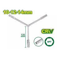 Ключ торцевой Y-образный 10-12-14 мм  DYLLU DTTH2102