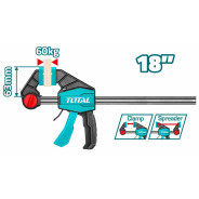 Струбцина 63x450 мм  TOTAL THT1340603