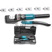 Инструмент гидравлический обжимной для кабелей 8т(ход штока-12мм, сечение 6-70мм2, адаптеры-6,10,16,...Forsage F-Y70A