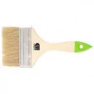 Кисть плоская 100 мм, натуральная щетина, деревянная ручка  ...Сибртех 82266