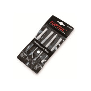 Набор пинцетов 4пр.  Toptul JGAA0401