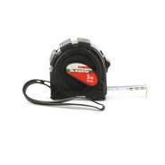 Рулетка Black, 3 м х 16 мм, обрезиненный корпус  Matrix 31013