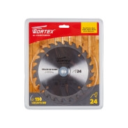 Диск пильный 190х30/20/16 mm 24 зуб. по дереву  (твердоспл. зуб)  ...WORTEX CSD190T24W2011
