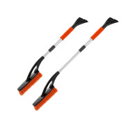 Щетка для снега 76-94 см телескопическая со скребком "Profi" (щетка-сметка снеговая)  ...STARTUL ST9080-05