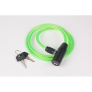 Замок велосипедный(? троса-8мм,L троса-1000мм, 2 ключа)  Помощник P015K