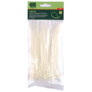 Хомуты, 150 х 2.5 мм, пластиковые, белые, 100 шт.  Сибртех 45519