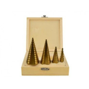 Сверло по металлу ступенчатое, набор 3пр. (4-12, 4-20, 4-32mm)  GEKO G38502