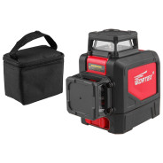 Нивелир лазерный линейный, проекция: 2 плоскости 360°, до 30 м, +/- 0,3 мм, резьба 1/4",  ...WORTEX LL0335D00014