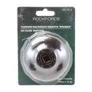 Съемник масляного фильтра ''крышка''74мм х 14гр 3/8", в блистере...Rock FORCE RF-6317414