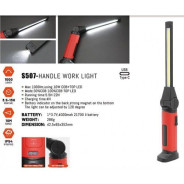 Фонарь светодиодный 1000lm, 10+1W, 10M, 3.7V, 4000mAh, IP54, Type-C  YATO S507