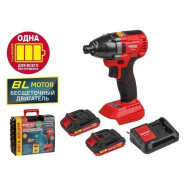 Аккумуляторный ударный гайковерт CWR 0118 ALL1 МЕГА АКЦИЯ 18В, С 2АКБ  2,0 А/ч, 1/4 ", 160 Нм, ...WORTEX 329286