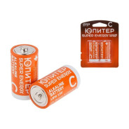 Батарейка C LR14 1.5V alkaline 2шт  ЮПИТЕР JP2103