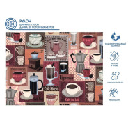 Клеенка столовая, нетканая основа с ПВХ покр., коллекция "DECO", 1 м.пог. (Отгружаем кратн...PERFECTO LINEA 11-165101