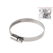 Хомут червячный 60-80 mm, нерж.сталь W2 (25 шт в пакете)  STARFIX SM-18012-25