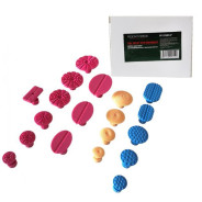 Набор адаптеров пластиковых для беспокрасочного удаления вмятин, 19 пр.  ...Rock FORCE RF-915M1-P