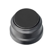 Выключатель 1 клавишный (открытый, до 10А) черный, Ретро  BYLECTRICA А110-2201чер