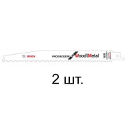 Пилка сабельная по дереву с гвоздями S3456XF (2 шт.)  BOSCH 2608654405