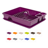 Сушилка для посуды с поддоном 33х43 см  DRINA 10168