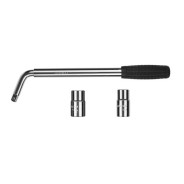 Вороток Г-образный 1/2" телескоп. 310-470мм с головками (головки 17/19мм и 21/23мм)  ...ВОЛАТ 19080-01