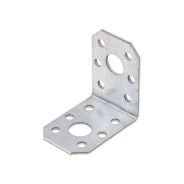 Уголок крепежный 35х50х50 mm C 1.8 mm белый цинк  STARFIX SMP-83363-1