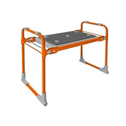 Скамейка садовая с мягким сиденьем, 560х300х425 мм, оранжевый   детское ...NIKA СКМ2/О