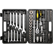 Набор инструмента 1/2", 1/4" (82пр.) CrV  VOREL 58686