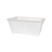 Ящик хозяйственный 40л (белый, пищевой) (белый, без ручек)  ...БЗПИ 321006