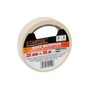 Лента малярная 25mmx25м  PROFI, белая  STARTUL ST9054-25-25