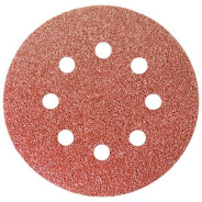 Круг абразивный на ворсовой подложке под "липучку", перфорированный, P 100, 125 мм, 5 шт. ...Matrix 73805