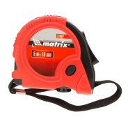 Рулетка Rubber, 5 м х 19 мм, обрезиненный корпус  Matrix 31002