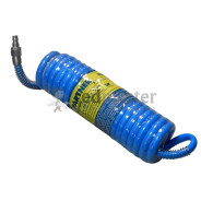 Шланг витой полиуретановый 8мм х 12мм х 5м с быстроразъемами  ...Partner PA-1208-5M