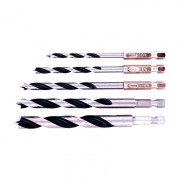 Набор сверл по дереву, 4-5-6-8-10 мм, 5шт., шестигран. хвостовик, пластиковый кейс  ...Matrix 70283