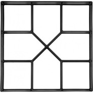 Форма для имитации плитки в свежем бетоне 400х400х40мм PP  VOREL 35063