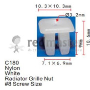 Клипса для крепления внутренней обшивки а/м Крайслер  Forsage C0180(Chrysler/Lincoln/Land Rover)