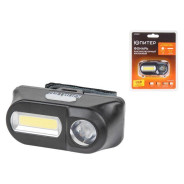 Фонарь налобный светодиодный аккум. 3Вт+3Вт  ЮПИТЕР JP1057