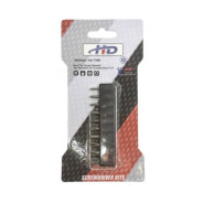 Биты "Torx Tamper Resistant" TR6-TR40x25мм 1/4" S2 (набор 10пр)   H-D HD-77909