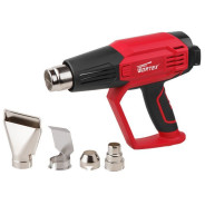 Термовоздуходувка в кор. + набор сопл  2000Вт, 50-600°C, WORTEX HG622200011