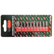 Набор бит 1/4" 10пр. HEX  Rock FORCE RF-21021