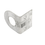 Проушина угловая, 90х52 мм, цинк  Сибртех 46509