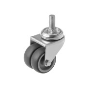 Колесо аппаратное поворотное SCtnd 25 50 мм двойное с болтом, шт  ...TOR 1047170