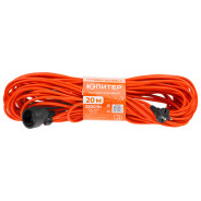 Удлинитель-шнур 20м (1 роз., 2.2кВт, б/з, ПВС 2х1)  ЮПИТЕР JP8401-02