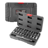 Набор инструментов масляных пробок 3/8"21пр.(квадрат:7,8,10-14мм,5/16",3/8";Т45;М16;Н...Forsage F-915G2A