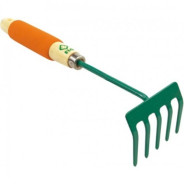 Грабли мини с деревянной ручкой 300mm  FLO 99051