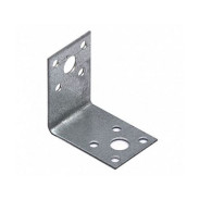 Уголок крепежный 35х50х50 mm C 1.8 mm белый цинк  STARFIX SMP-83363-1