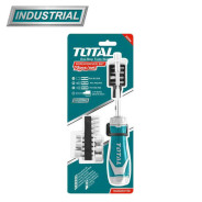 Отвертка реверсивная с набором   (15 предметов)TOTAL TACSD30156